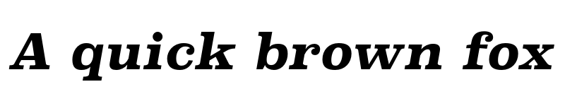 Preview of FONTSPRING DEMO - Superclarendon Rg Bold Italic font
