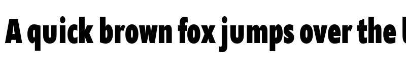 Preview of FONTSPRING DEMO - Supra-BlackCompressed Regular font