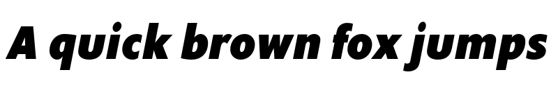 Preview of FONTSPRING DEMO - Supra-BlackCondensedItalic Regular font