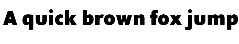 Preview of FONTSPRING DEMO - Supra-BlackRounded BlackRounded font