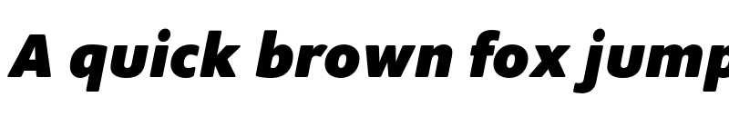 Preview of FONTSPRING DEMO - Supra-BlackRoundedItalic BlackRoundedItalic font