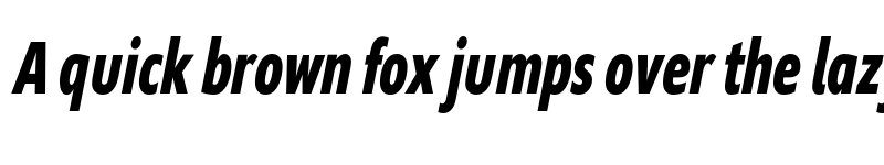 Preview of FONTSPRING DEMO - Supra-BoldCompressedItalic Regular font