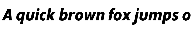 Preview of FONTSPRING DEMO - Supra-BoldCondensedItalic Regular font