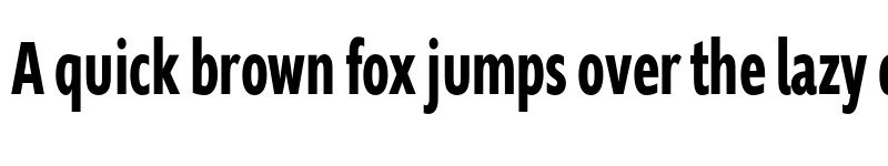 Preview of FONTSPRING DEMO - Supra-DemiboldCompressed Regular font