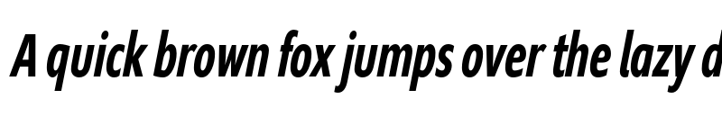 Preview of FONTSPRING DEMO - Supra-DemiboldCompressedItalic Regular font