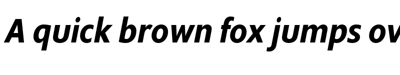 Preview of FONTSPRING DEMO - Supra-DemiboldCondensedItalic Regular font