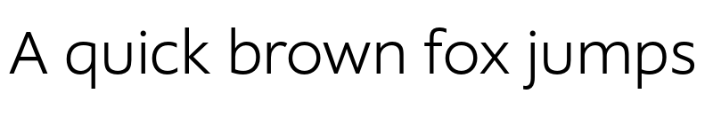 Preview of FONTSPRING DEMO - Supra-Light Regular font