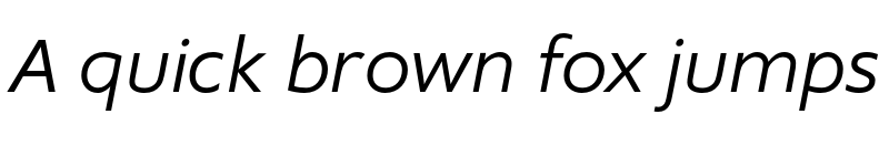 Preview of FONTSPRING DEMO - Supra-LightItalic Regular font