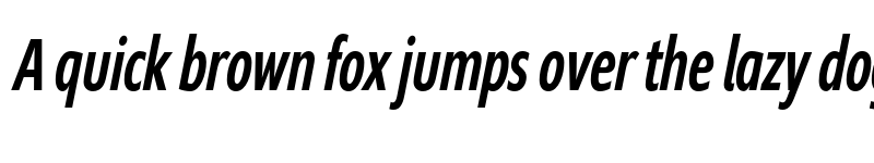 Preview of FONTSPRING DEMO - Supra-MediumCompressedItalic Regular font