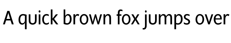 Preview of FONTSPRING DEMO - Supra-NormalCondensed Regular font