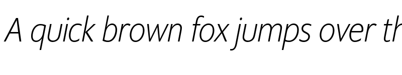 Preview of FONTSPRING DEMO - Supra-XLightCondensedItalic Regular font