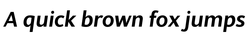 Preview of FONTSPRING DEMO - SupraClassic-DemiBoldItalic Regular font