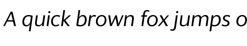 Preview of FONTSPRING DEMO - SupraClassic-NormalItalic Italic font