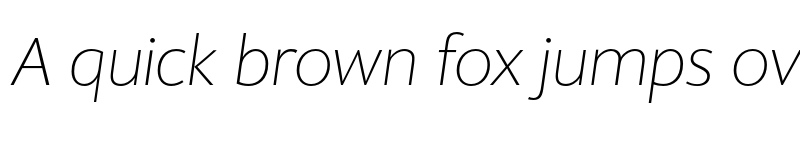 Preview of FONTSPRING DEMO - SupraClassic-ThinItalic Regular font