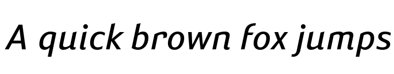 Preview of FONTSPRING DEMO - Susan Sans Book Italic font