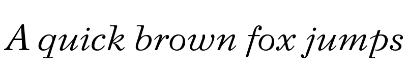 Preview of FONTSPRING DEMO - Svetlana Italic font