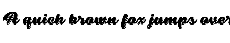 Preview of FONTSPRING DEMO - Swiftel Shadow Shadow font