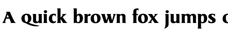 Preview of FONTSPRING DEMO - Sydney Serial Bold font