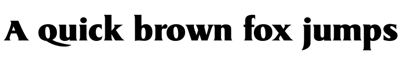 Preview of FONTSPRING DEMO - Sydney Serial Heavy Regular font