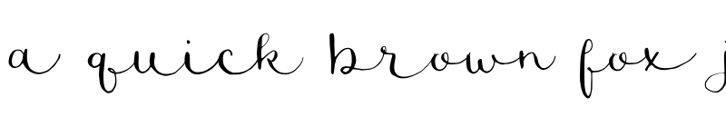 Preview of FONTSPRING DEMO - Sylvia Script Regular font