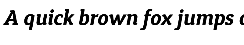 Preview of FONTSPRING DEMO - Synerga Pro Bold Italic font