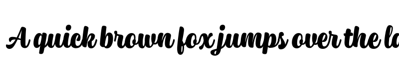 Preview of FONTSPRING DEMO - Syrup Script Bold Regular font