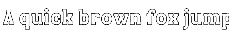 Preview of FONTSPRING DEMO - TA Bankslab Black Outline Regular font