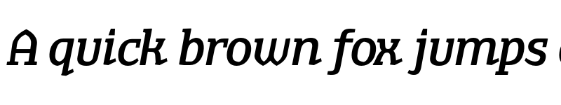 Preview of FONTSPRING DEMO - TA Shusha Med Italic font