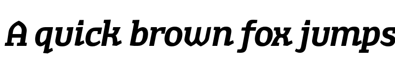 Preview of FONTSPRING DEMO - TA Shusha SemBd Italic font