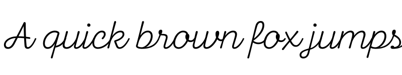 Preview of FONTSPRING DEMO - Taberna Script Regular font