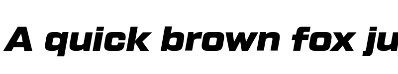 Preview of FONTSPRING DEMO - Tactic Sans Blk It Regular font