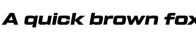 Preview of FONTSPRING DEMO - Tactic Sans Exd Blk It Regular font