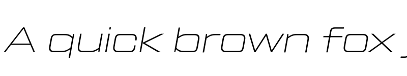 Preview of FONTSPRING DEMO - Tactic Sans Exd Thn It Regular font