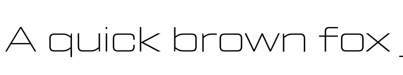 Preview of FONTSPRING DEMO - Tactic Sans Exd Thn Regular font