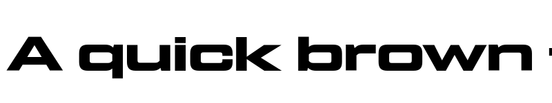 Preview of FONTSPRING DEMO - Tactic Sans Ext Exd Blk Regular font