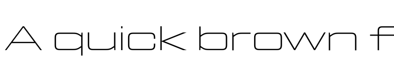 Preview of FONTSPRING DEMO - Tactic Sans Ext Exd Thn Regular font