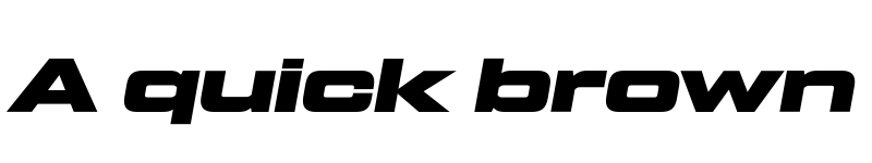 Preview of FONTSPRING DEMO - Tactic Sans Ext Exd Ult It Regular font