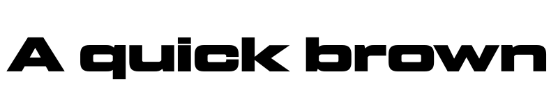 Preview of FONTSPRING DEMO - Tactic Sans Ext Exd Ult Regular font