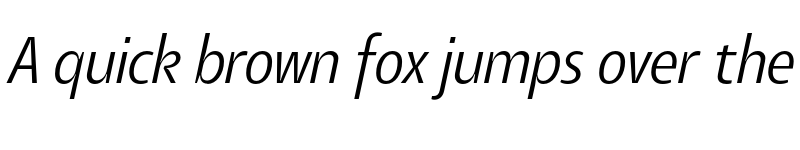 Preview of FONTSPRING DEMO - Tang Lt Italic font