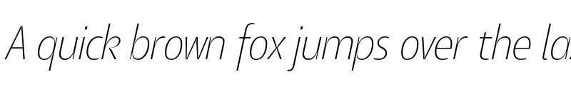 Preview of FONTSPRING DEMO - Tang Ul Italic font