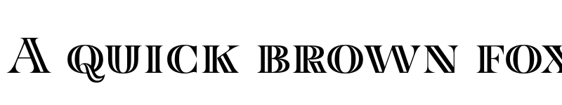 Preview of FONTSPRING DEMO - Taurus Inline Regular font