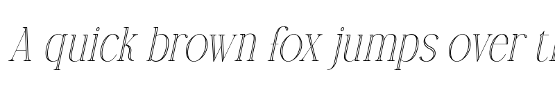 Preview of FONTSPRING DEMO - TC Brookleigh Outline Italic font