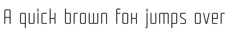 Preview of FONTSPRING DEMO - Tecnica Regular Alternate Regular font