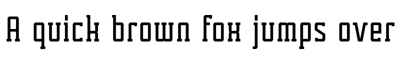 Preview of FONTSPRING DEMO - Tecnica Slab Bold Alternate Regular font