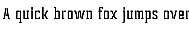 Preview of FONTSPRING DEMO - Tecnica Slab Stencil 1 Bd Regular font