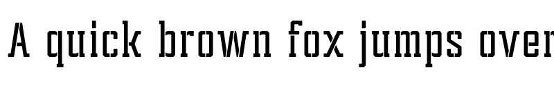 Preview of FONTSPRING DEMO - Tecnica Slab Stencil 2 Bd Regular font