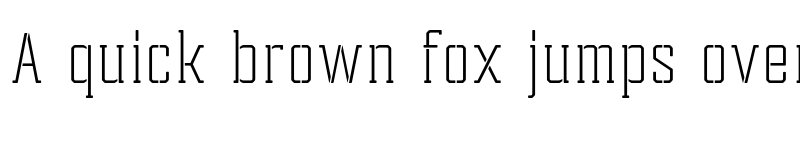 Preview of FONTSPRING DEMO - Tecnica Slab Stencil 2 Rg Regular font