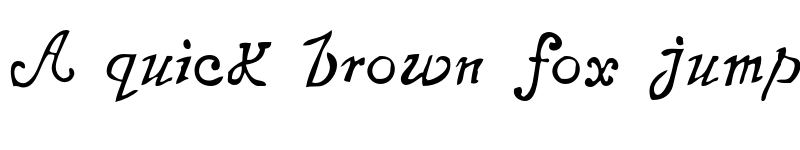 Preview of FONTSPRING DEMO - Telegdi Pro Scr Script font