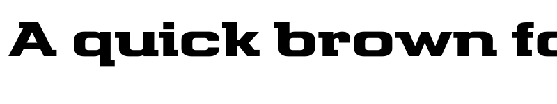 Preview of FONTSPRING DEMO - Telephone Extended Black Regular font