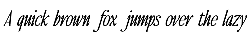 Preview of FONTSPRING DEMO - Ten Twenty ExtLt Italic font